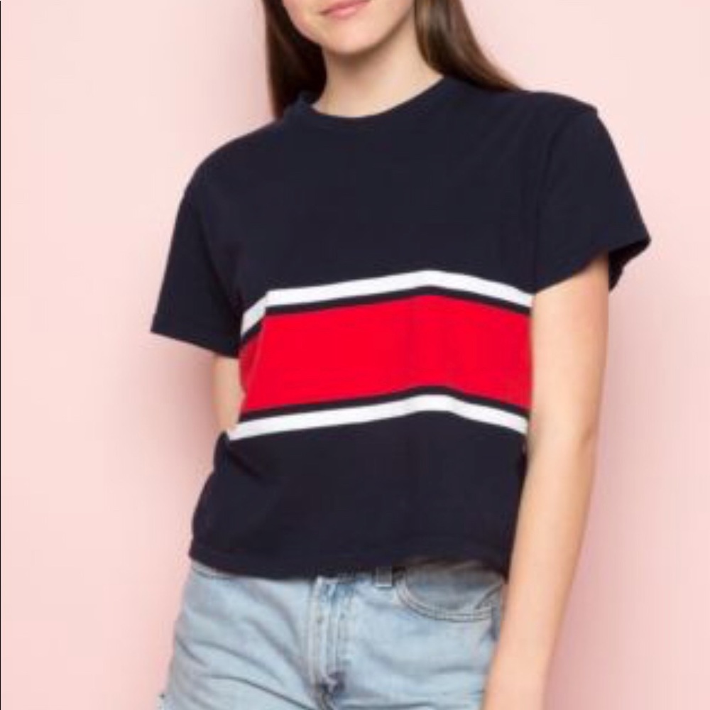 Aleena Striped Top Brandy Melville
